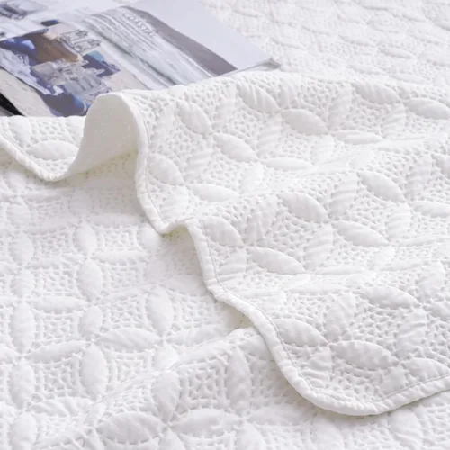 Miniatura 4 de PHF Juego de ropa de cama de tamaño individual - Edredón ligero de verano, 2 piezas, ropa de cama transpirable con patrón de monedas para todas