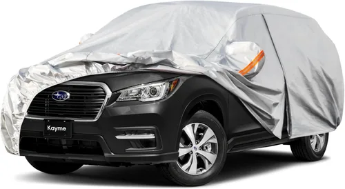 Miniatura 119 de Kayme - Cubierta completa impermeable de 6 capas para automóvil, apta para todo clima, protección para exteriores contra lluvia, rayos ultravioleta