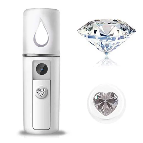 Miniatura 8 de Nano Facial Vapor Mist Spray Extensiones de pestañas Limpieza de poros Agua SPA Hidratante Rociador Facial Hidratante USB Recargable Mini