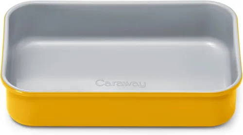 Miniatura 47 de Caraway Sartén rectangular de cerámica antiadherente de 9 x 13 pulgadas, revestimiento de cerámica naturalmente resbaladizo, no tóxico, libre