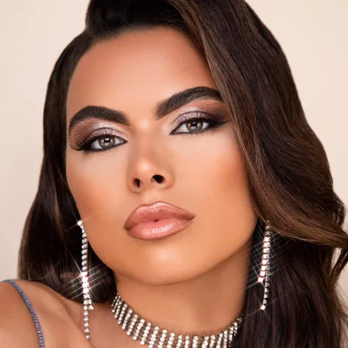 Miniatura 5 de Sombra de ojos con purpurina de metal fundido, sombra de ojos metálica para ojos, sombra de ojos con purpurina altamente pigmentada, libre