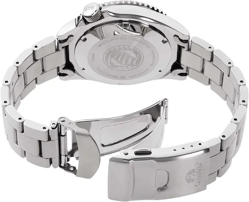 Miniatura 2 de Orient Triton Reloj automático para hombre con bisel Pepsi con esfera azul RA-AC0K03L10B, plateado, Buzo