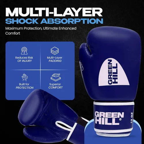 Miniatura 5 de Green Hill Guantes de boxeo MMA, guantes de kickboxing – Guantes de boxeo para mujeres y hombres, guantes de entrenamiento de boxeo, guantes