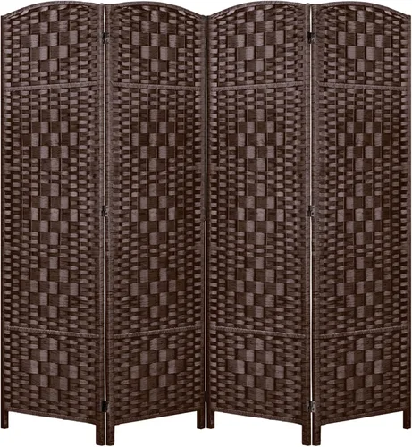 Miniatura 18 de Rose Home Fashion - Divisor de habitación, divisores de habitación de 6 pies de alto y pantallas de privacidad plegables, pantalla de privacidad