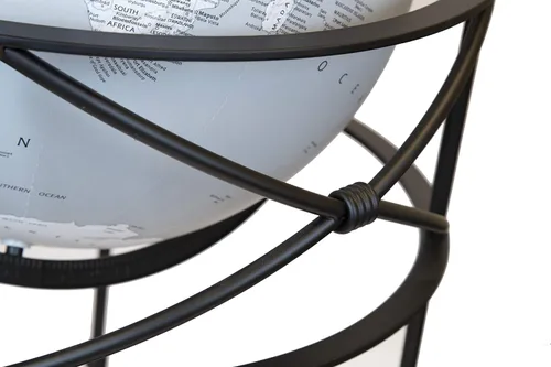 Miniatura 7 de Impresionante globo de suelo de diseño de 16 pulgadas de diámetro. Cartografía de Estados Unidos, fabricado en Estados Unidos. Soporte moderno