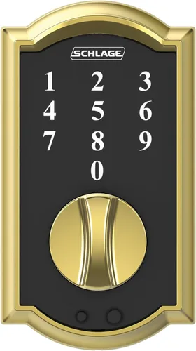 Miniatura 6 de Cerradura de seguridad táctil Schlage Camelot, BE375 CAM 605 Bright Brass