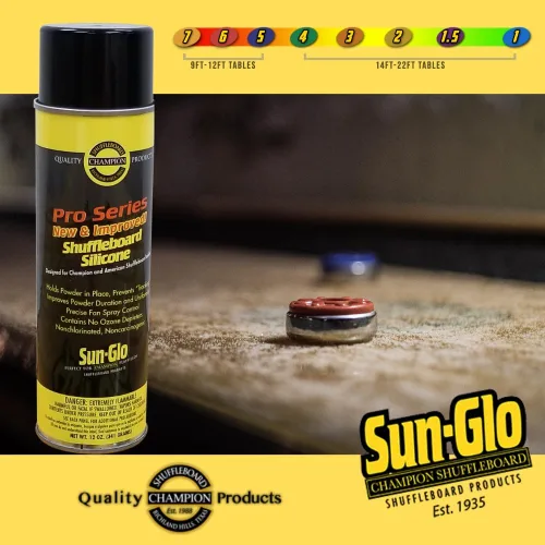 Miniatura 7 de Kit completo de cuidado de tejo: Sun-Glo #5 Star Powder (Med Speed), spray de silicona serie Pro y mini recogedor/cepillo
