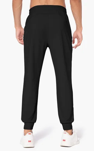 Miniatura 8 de M MAROAUT Pantalones deportivos ligeros para hombre con bolsillos con cremallera pantalones de entrenamiento para correr atletismo casual golf