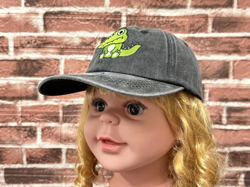 Miniatura 5 de Gorras de béisbol bordadas con animales para niño y niña