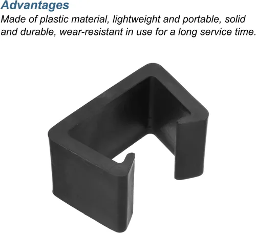 Miniatura 5 de PATIKIL Clips para muebles de patio, paquete de 8 abrazaderas de mimbre para muebles de ratán, sujetadores de silla de conexión fija para jardín al