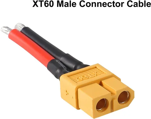 Miniatura 5 de 6 Pairs XT60 Connector 14AWG Silicon Wire Female and Male Extention Cable XT60 Plug Connector Compatible with RC Cars Boat Drone Lithium Battery