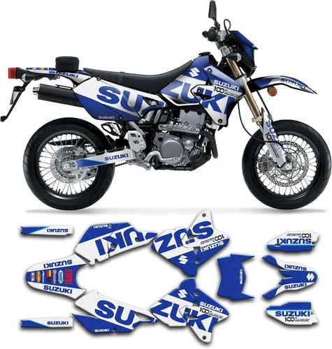 Miniatura 24 de Kit de calcomanías personalizadas para Suzuki DRZ400 E / DRZ400 Enduro / DRZ400E / DR-Z400E / DRZ400 EN 1999-2024, SZDRSE9919003-KO