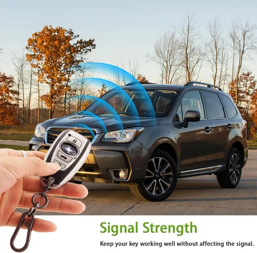 Miniatura 3 de EKALA Funda para llavero Subaru con llavero compatible con Crosstrek/Forester/Outback 2024 para Subaru Impreza WRX STI BRZ Crosstrek Ascent Legacy 4
