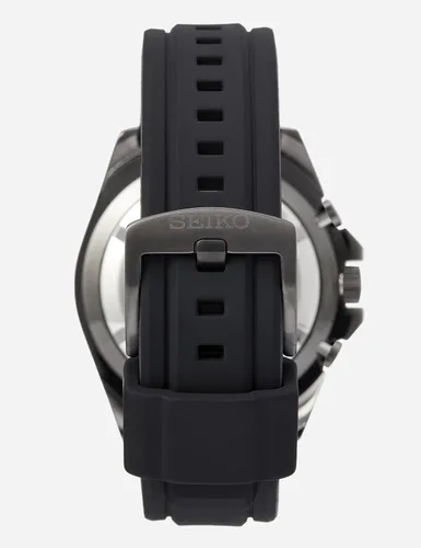 Miniatura 4 de Seiko - Reloj de cuarzo para hombre de acero inoxidable con correa de silicona