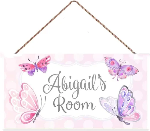 Miniatura 9 de Letreros personalizados, lindo letrero de mapache, decoración de pared personalizada, nombre personalizado, habitación de niños, habitación de bebé