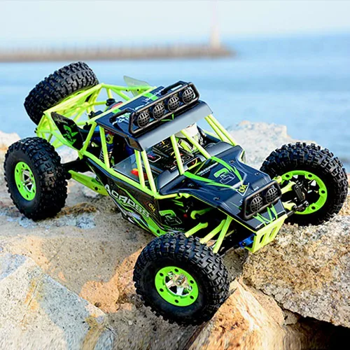 Miniatura 6 de WLtoys Coches RC escala 1/12 2.4G 4WD de alta velocidad eléctrico todo terreno todoterreno Rock Crawler escalada Buggy RTR para niños y adultos