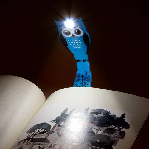 Miniatura 2 de Regalos para Lectores y Escritores Luz de Lectura con Marcador Búho - Luz para Leer en la Cama de 2 en 1 con Clip para Niños, Luces Lindas de Viaje