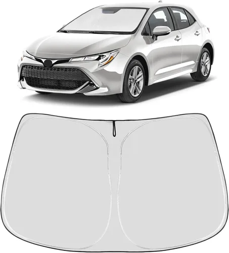 Miniatura 168 de Proadsy Parasol para parabrisas actualizado 2025, ajuste personalizado Dodge RAM 1500 2Dr 2019-2024 2025, 4 capas, plegable, protector de parasol