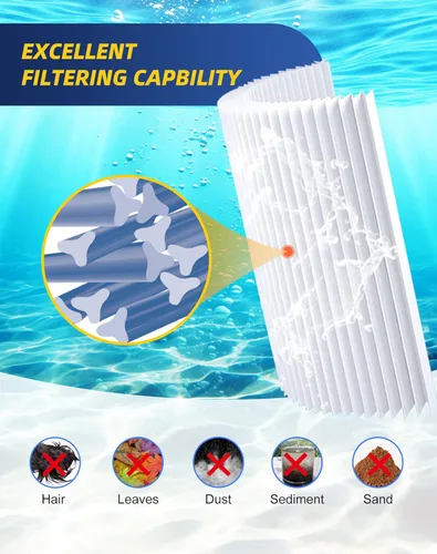 Miniatura 5 de ZOTEE El filtro de piscina PCC105 reemplaza a Pentair CCP420, PCC105-PAK4,178584, C-7471, Darlly 71053,817-0106, R173576, Filbur FC-1977,105 pies