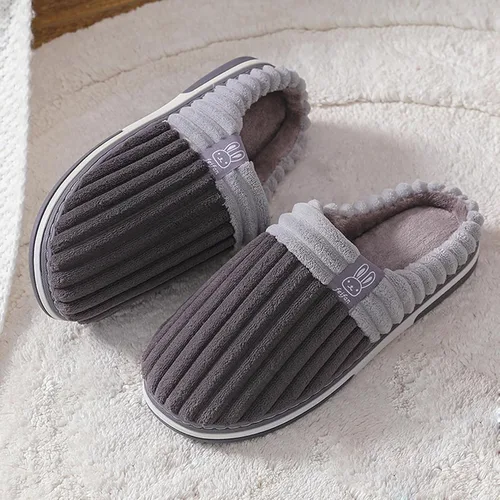 Miniatura 3 de NOLDARES Pantuflas para mujer cómodas de felpa cálidas para casa de terciopelo para interiores para mujer