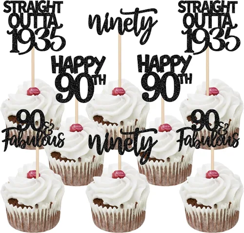 Miniatura 22 de Paquete de 24 adornos para cupcakes Straight Outta 2012 Happy 13th Birthday Thireen Awesome Since 2012, 13 fabulosas decoraciones para tartas