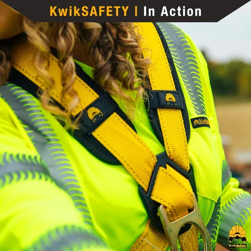 Miniatura 8 de KwikSafety - Charlotte, NC - MONSOON Safety Harness [4 HEAVY DUTY D-RINGS] ANSI OSHA Safety Harness Fall Protection Kit