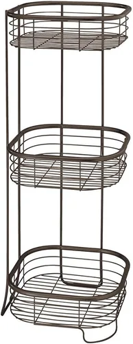 Miniatura 3 de iDesign Forma - Estantería esquinera de metal para ducha, estante de baño para champú, acondicionador