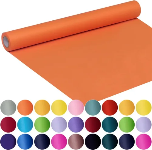 Miniatura 43 de SMART&CASUAL Papel de regalo negro de 17.8 x 760 pulgadas (63 pies) de papel kraft para regalo, tablón de anuncios, ramos, flores, niños, embalaje