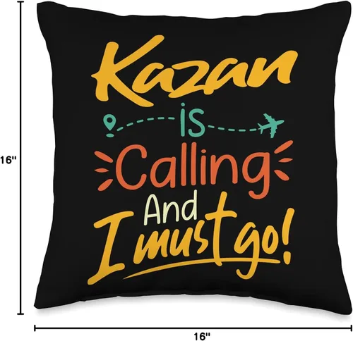 Miniatura 4 de Funny Kazan Travel Shirt CO. Kazan is Calling and I Must Go-Russia Traveling Lover - Almohada de 16 x 16 pulgadas, multicolor