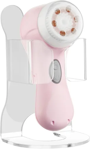Beautyflier Soporte eléctrico para fregar la cara, soporte acrílico transparente compatible con el limpiador de limpieza Clarisonic Mia 2, ideal