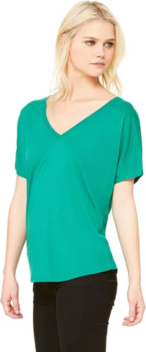 Miniatura 3 de Bella + lona para mujer Flowy Simple cuello en V8815
