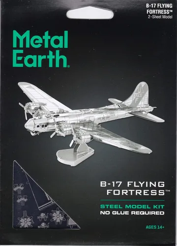 Miniatura 6 de Kit de modelo metálico 3D de Fascinations Metal Earth B-17 Flying Fortress