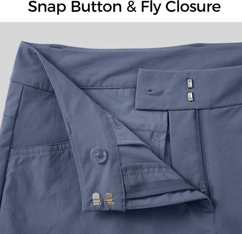 Miniatura 52 de Willit Pantalones cortos de golf de 4.5 pulgadas para mujer, de secado rápido, casuales, con bolsillos, resistentes al agua