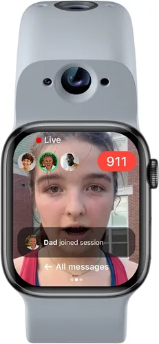 Miniatura 7 de Wristcam - Smartband con cámara modular y certificación Apple MFi para Apple Watch, cámaras de 8 MP + 2 MP, fotos 4K, grabaciones de 1080p, Negro
