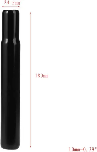 Miniatura 6 de Kamonda Poste de asiento de bicicleta acero 1.000 in tubo niños bicicleta silla piezas niños ciclismo negro asiento post negro