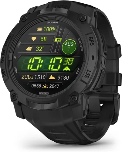 Miniatura 8 de Garmin Instinct® 3 – 45 mm, pantalla AMOLED, reloj inteligente GPS resistente para exteriores, linterna incorporada, colección Supernova Edición