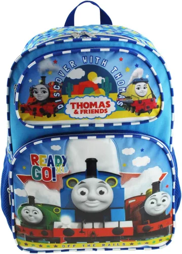 Miniatura 2 de GenericJINCHENG YSECTL Thomas & Friends - Mochila de lujo de 16 pulgadas con lonchera aislada a juego