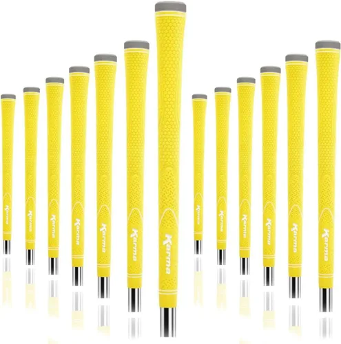 Miniatura 15 de Karma Neion II - Juego de agarres de golf de repuesto, de goma antideslizante de colores vibrantes para hombres y mujeres, elige individual, 9, 13
