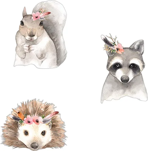 Miniatura 12 de Ritzy Rose Arte de animales de circo morado para niños, impresiones caprichosas para pared, 6 pósteres infantiles para habitación del bebé