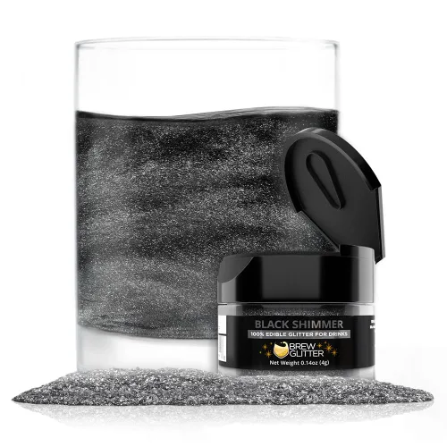 Miniatura 37 de Brew Glitter - Purpurina comestible para bebidas, cócteles, cerveza, adornar bebidas Certificado Kosher y Halal 100% comestible y de grado Azul