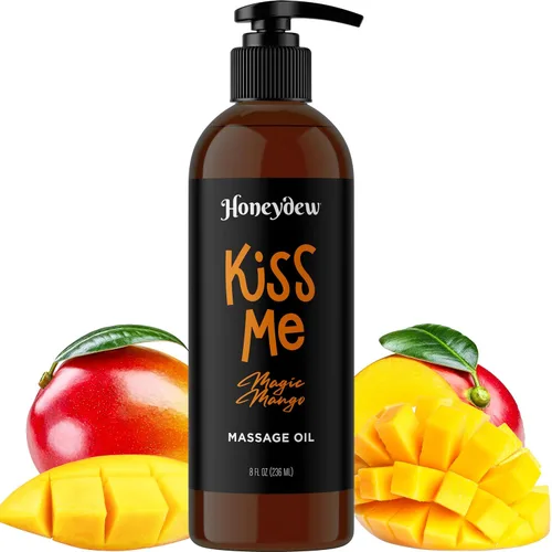 Miniatura 9 de Aceite de masaje sensual de vainilla para parejas, aceite de masaje relajante de cuerpo completo para una cita nocturna con coco hidratante y aceite