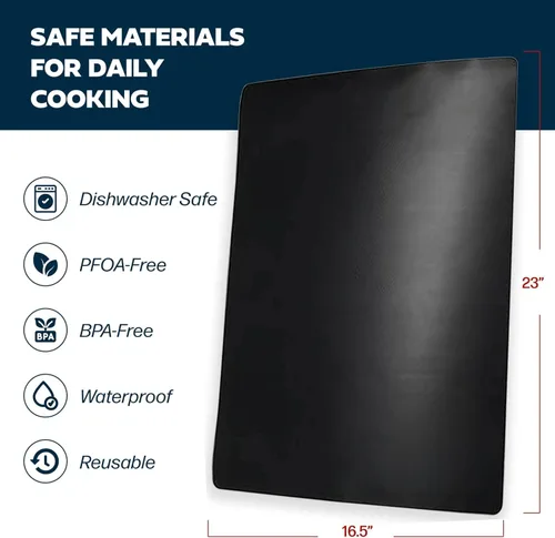 Miniatura 3 de Revestimiento antiadherente para horno, Grado Profesional – Nunca vuelva a limpiar la parte inferior de su horno, por Cooks Innovations