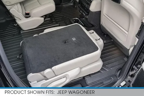Miniatura 4 de SMARTLINER Juego de alfombrillas de 3 filas de ajuste personalizado para todo tipo de clima, compatible con Jeep Wagoneer 2022-2025