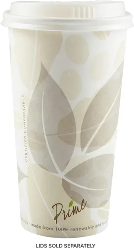 Miniatura 2 de CiboWares Vasos calientes de papel desechables de 20 onzas con forro de PLA, caja de 1000