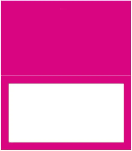 Miniatura 4 de Fucsia Hot Pink Place Cards - Artículos de papelería para eventos de fiesta (10)