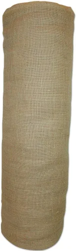 Miniatura 3 de LA Linen Rollo de tela de arpillera de 60 pulgadas de ancho, rollo de 50 yardas/natural