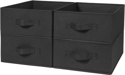 Miniatura 15 de Clothings - Contenedores de almacenamiento plegables, organizadores plegables y cestas de almacenamiento, cubo de almacenamiento para dormitorio