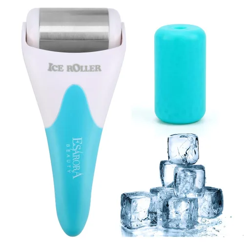 ESARORA Rodillo de hielo para cara y ojos, para la hinchazón, migraña, alivio del dolor y lesiones menores, productos para el cuidado de la piel,
