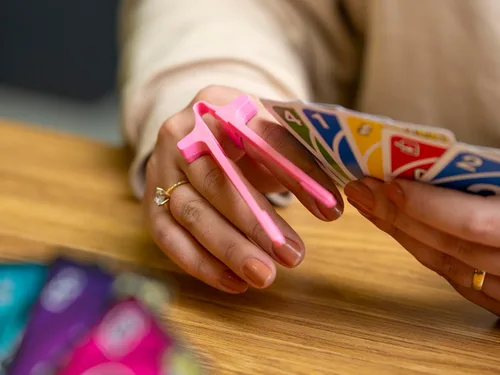 Miniatura 8 de Palillos de dedo para jugadores - 4 piezas de palillos para jugadores, agarre de bocadillo, herramienta para chips, herramienta para chips con dedos