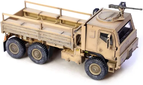 Miniatura 5 de Motor City Classics 1:72 Escala US M1083 FMTV (cabina blindada) Vehículo táctico mediano - Camuflaje del desierto - 12219PB - Panzerkampf